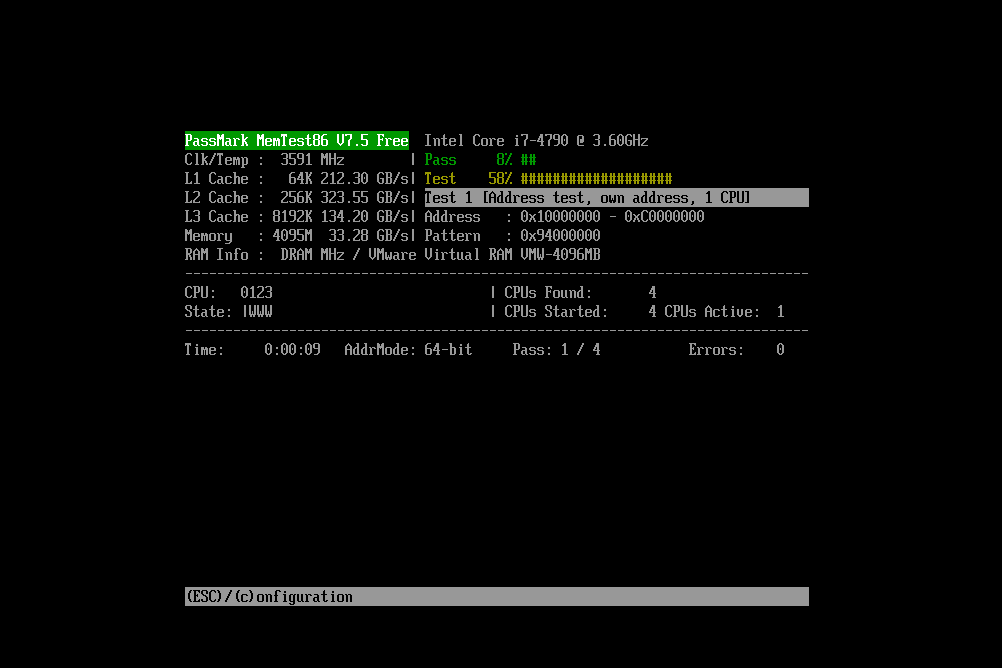 RAM Memory Test